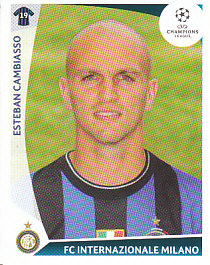 Esteban Cambiasso Internazionale Milano samolepka UEFA Champions League 2009/10 #371